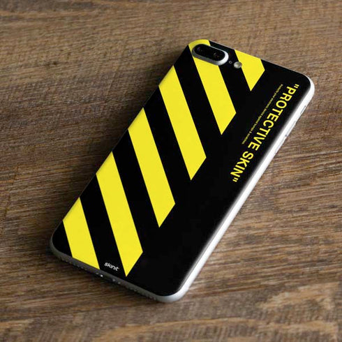 Black and Yellow Stripes iPhone 7 Plus Skin