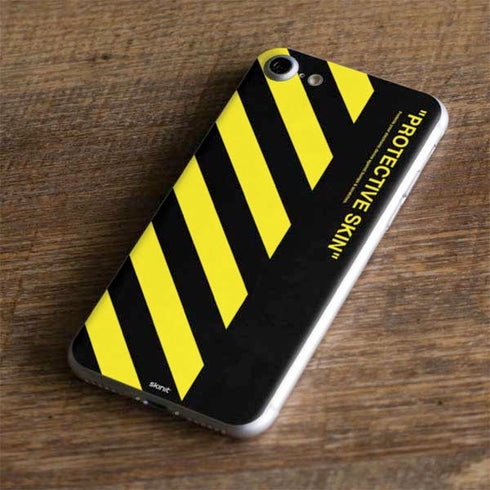Black and Yellow Stripes iPhone 7 Skin