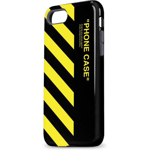 Black and Yellow Stripes iPhone 8 Pro Case