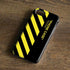 Black and Yellow Stripes iPhone 8 Pro Case