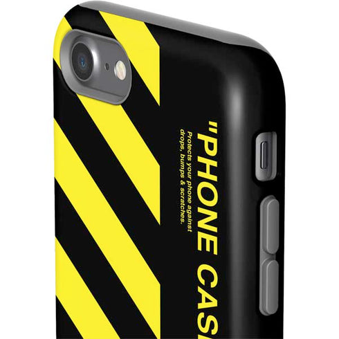 Black and Yellow Stripes iPhone SE (2nd & 3rd Gen) Pro Case