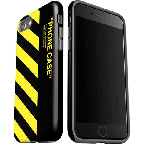 Black and Yellow Stripes iPhone SE (2nd & 3rd Gen) Pro Case