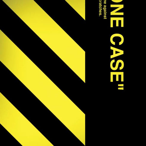 Black and Yellow Stripes iPhone X Skin