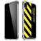 Black and Yellow Stripes iPhone XR Clear Case