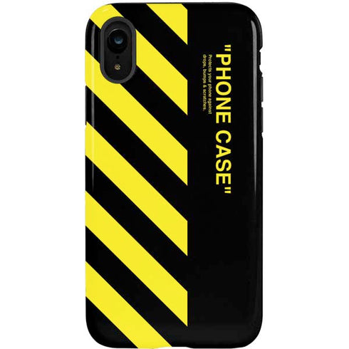 Black and Yellow Stripes iPhone XR Pro Case