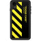 Black and Yellow Stripes iPhone XR Waterproof Case