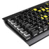 Black and Yellow Stripes K95 RGB PLATINUM Mechanical Gaming Keyboard Skin