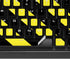 Black and Yellow Stripes K95 RGB PLATINUM Mechanical Gaming Keyboard Skin
