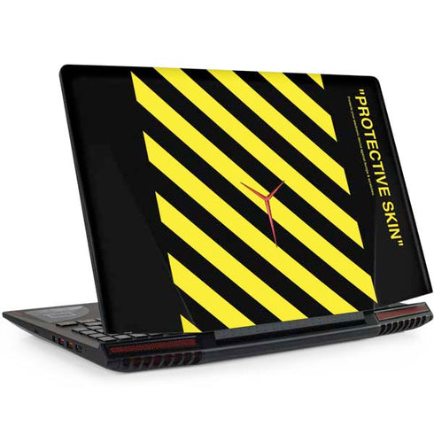 Black and Yellow Stripes Legion Y720 Skin