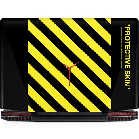 Black and Yellow Stripes Legion Y720 Skin