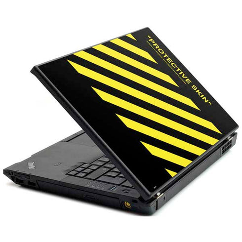Black and Yellow Stripes Lenovo T420 Skin