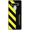 Black and Yellow Stripes LG Stylo 6 Clear Case