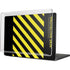 Black and Yellow Stripes MacBook Pro 16in (2021-25) Case plus Skin