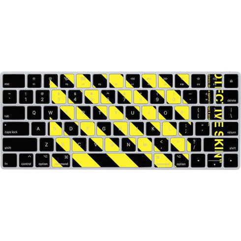 Black and Yellow Stripes Magic Keyboard Skin