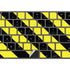 Black and Yellow Stripes Magic Keyboard with Numeric Keypad Skin