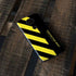 Black and Yellow Stripes Moto E5 Plus Skin