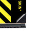Black and Yellow Stripes MSI GS65 Stealth Laptop Skin