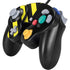 Black and Yellow Stripes Nintendo GameCube Controller Skin