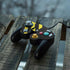 Black and Yellow Stripes Nintendo GameCube Controller Skin