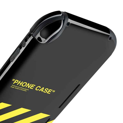 Black and Yellow Stripes Nintendo Switch Lite Skin