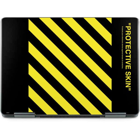 Black and Yellow Stripes Notebook 9 Pro 13in (2017) Skin