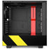 Black and Yellow Stripes NZXT H510 Compact ATX Mid-Tower Case Skin