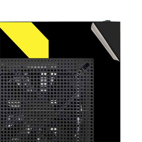 Black and Yellow Stripes NZXT H510 Compact ATX Mid-Tower Case Skin