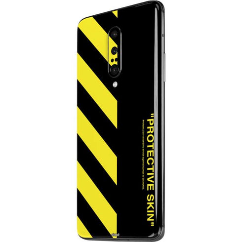 Black and Yellow Stripes OnePlus 7 Pro Skin