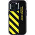 Black and Yellow Stripes Otterbox Defender iPhone Skin