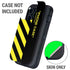 Black and Yellow Stripes Otterbox Defender iPhone Skin