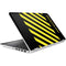 Black and Yellow Stripes HP Pavilion Skin
