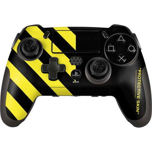 Black and Yellow Stripes PlayStation Scuf Vantage 2 Controller Skin