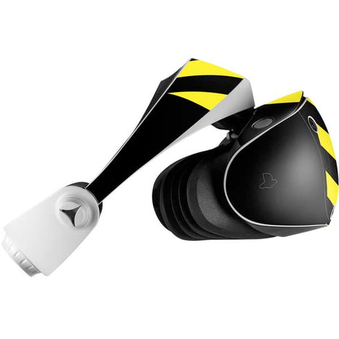 Black and Yellow Stripes PlayStation VR2 Skin
