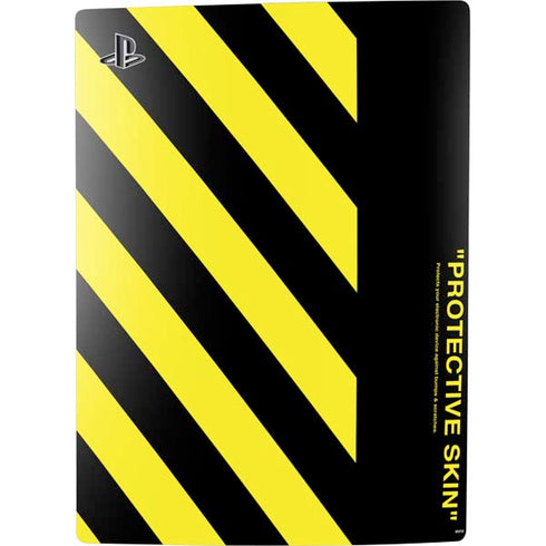 Black and Yellow Stripes PS5 Bundle Skin