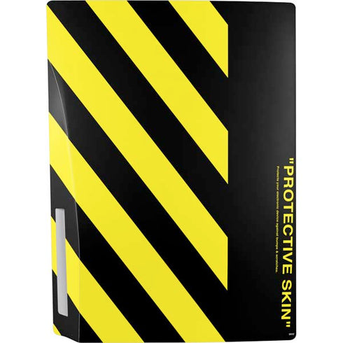Black and Yellow Stripes PS5 Bundle Skin
