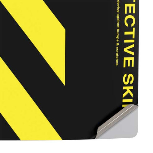 Black and Yellow Stripes PS5 Console Skin