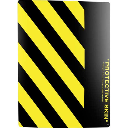 Black and Yellow Stripes PS5 Digital Edition Bundle Skin