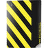 Black and Yellow Stripes PS5 Digital Edition Console Skin