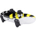 Black and Yellow Stripes PS5 Controller Skin