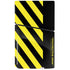 Black and Yellow Stripes PS5 Slim Disk Console Skin