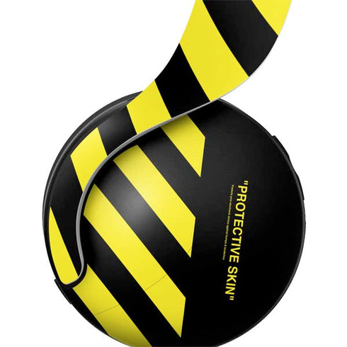 Black and Yellow Stripes PULSE 3D Wireless Headset for PS5 Skin
