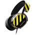 Black and Yellow Stripes SteelSeries Arctis 5 Skin