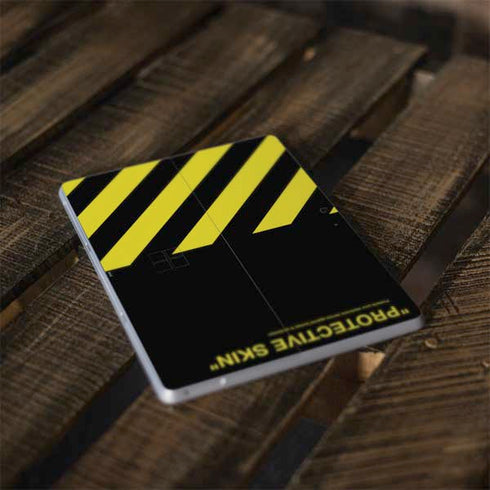 Black and Yellow Stripes Surface Go Skin