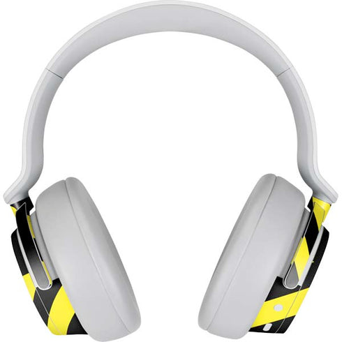 Black and Yellow Stripes Surface Headphones Skin