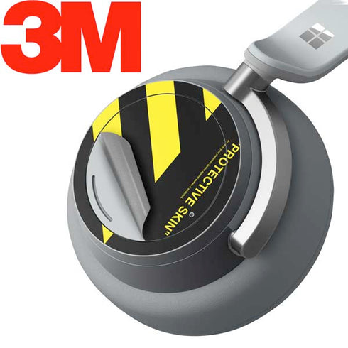Black and Yellow Stripes Surface Headphones Skin