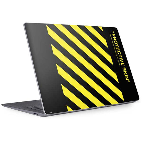Black and Yellow Stripes Surface Laptop 3 13.5in Skin