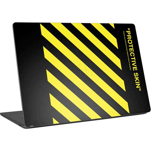 Black and Yellow Stripes Surface Laptop 4 15in Skin