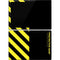 Black and Yellow Stripes Surface Pro 7 Skin