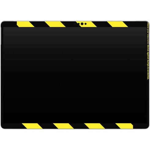 Black and Yellow Stripes Surface Pro 8 Skin