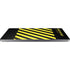 Black and Yellow Stripes Universal Laptop 12in (9.8 x 6.8in) Skin